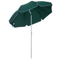 SONNENSCHIRM DE-11442 neigbar, octogonal, Ø 2 m Grün - Grün, Metall (202/202cm) - ComfortXL