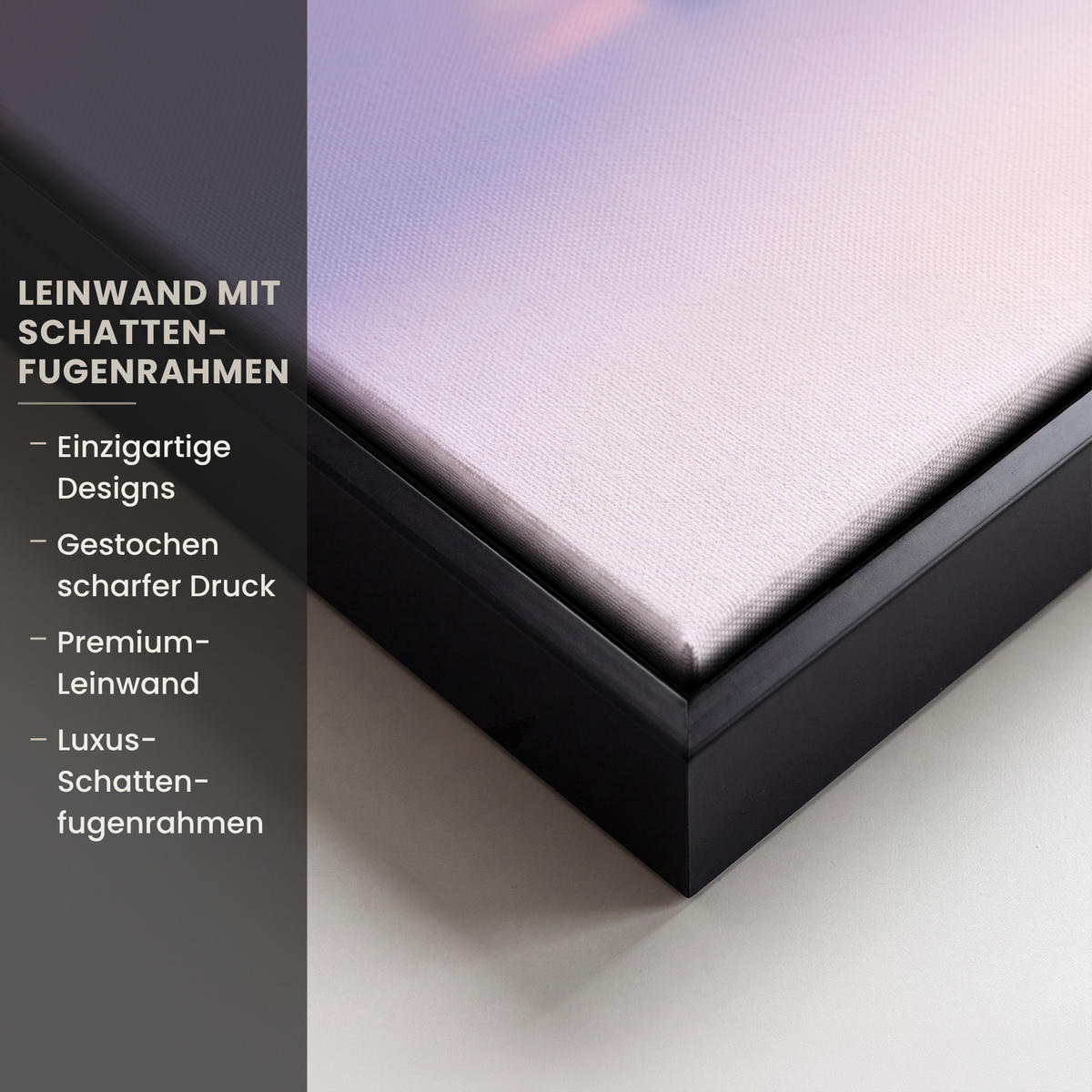 LEINWAND Bilder mit Rahmen - Disco - Obst - Glitzer - Erdbeere - 40x60 - Pink, Textil (40/60cm) - MuchoWow