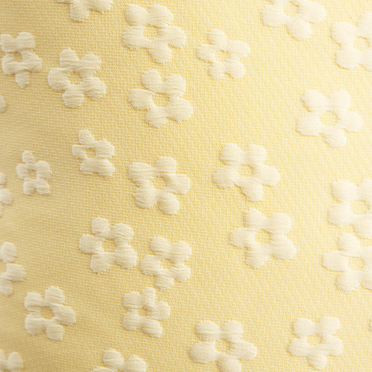 KOPFKISSENBEZUG Blomster gelb 45/45 cm - Gelb, Textil (45/45cm) - Homla