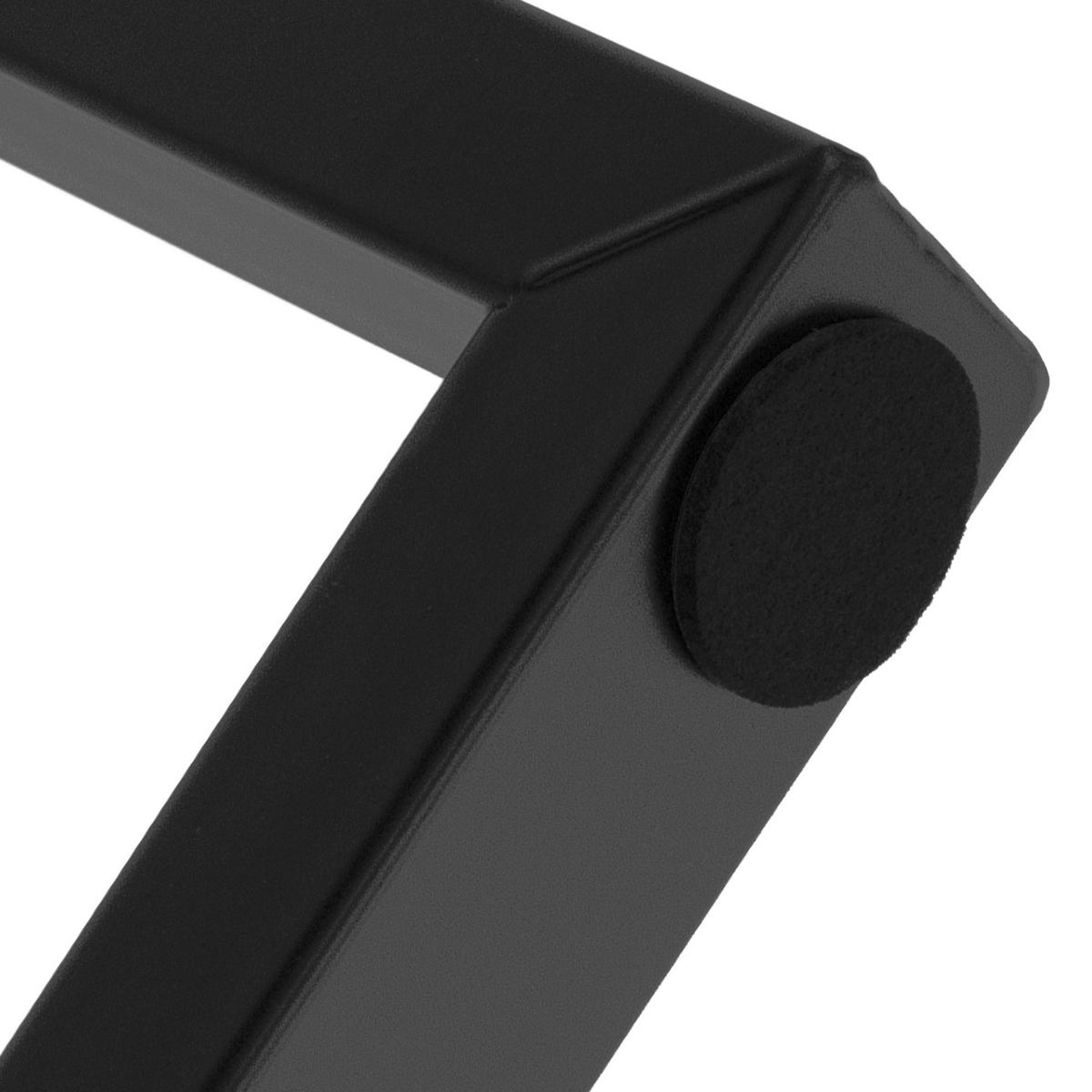 TISCHGESTELL - Schwarz, Metall (44/72/44cm) - ML-DESIGN
