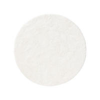 HOCHFLORTEPPICH rund Cloudy Cream ø 160 cm rund - Creme, Textil (160/160cm) - benuta Nest