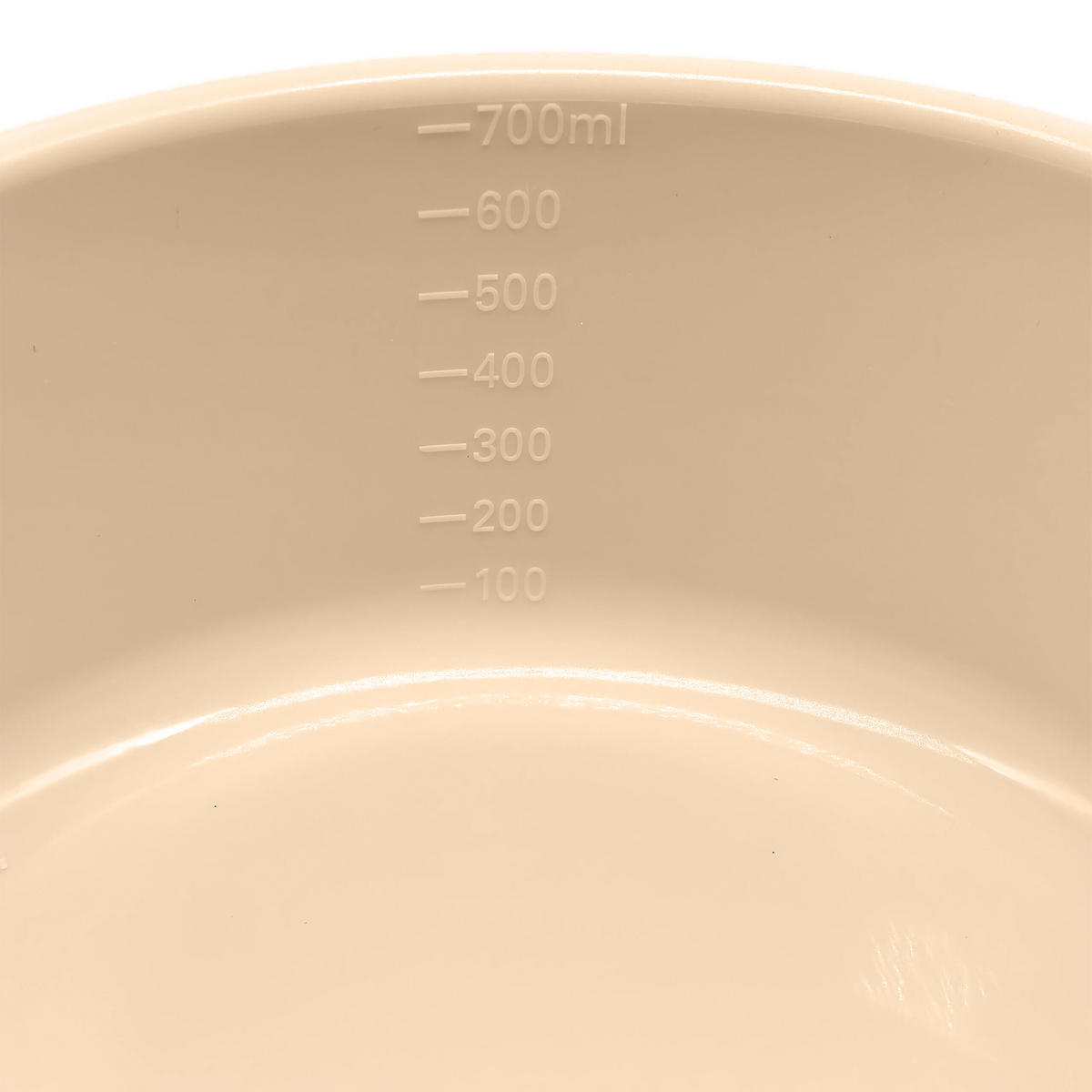PIZZATEIGBOX Beige 4er-Set Silikon mit Deckel - Beige, Kunststoff (14.5/6.5/14.5cm) - Relaxdays