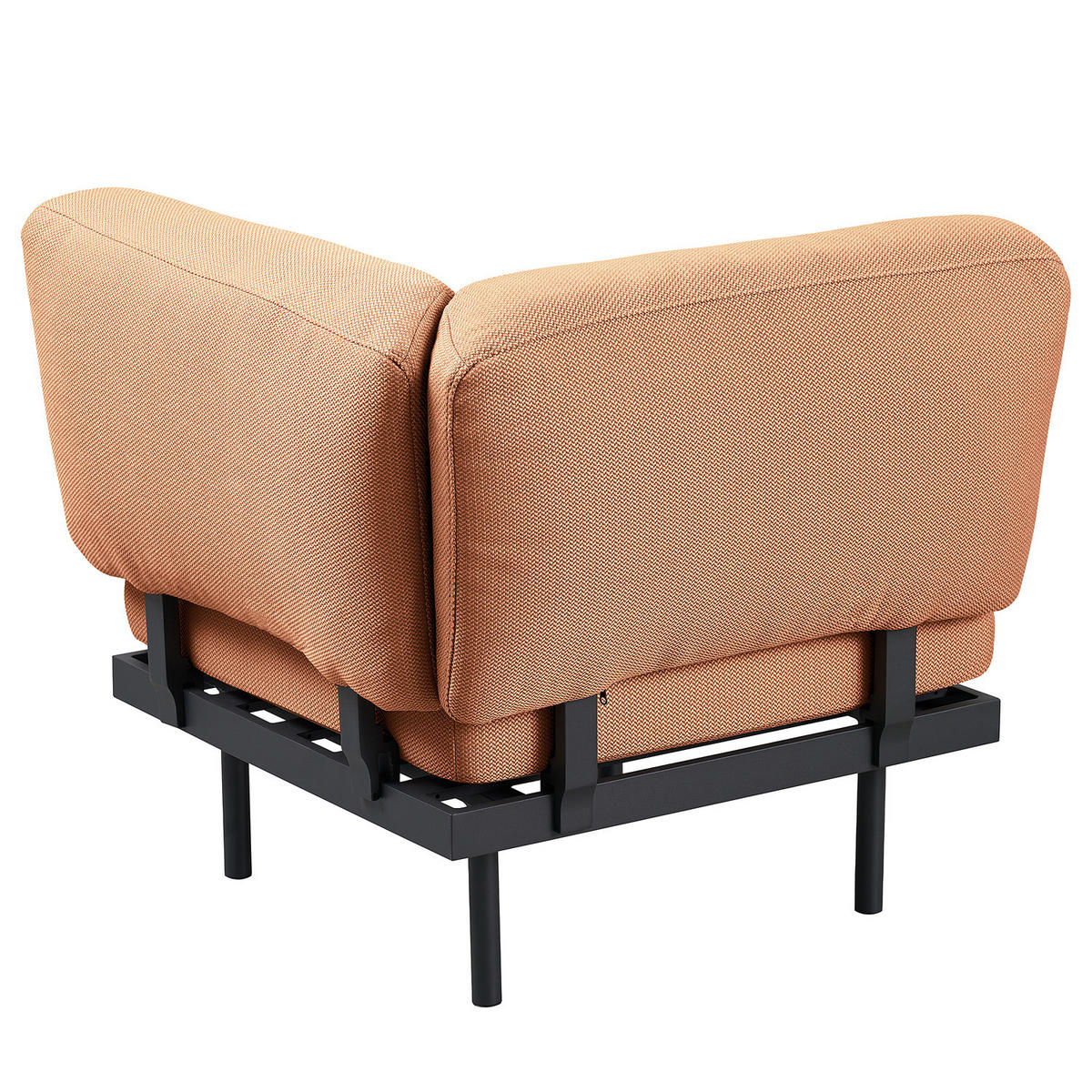 OUTDOOR-ECKELEMENT - Rosa, Textil/Metall (84/83/84cm) - home24