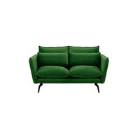 ZWEISITZER-SOFA Layla-Velluto 10 - Grün, Holz/Textil (171/95/98cm)