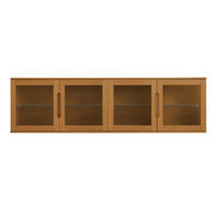 HÄNGEVITRINE mit LED Beleuchtung Wildeiche - Honigeiche/Eichefarben, Holzwerkstoff (213/60/37cm) - Furnhouse