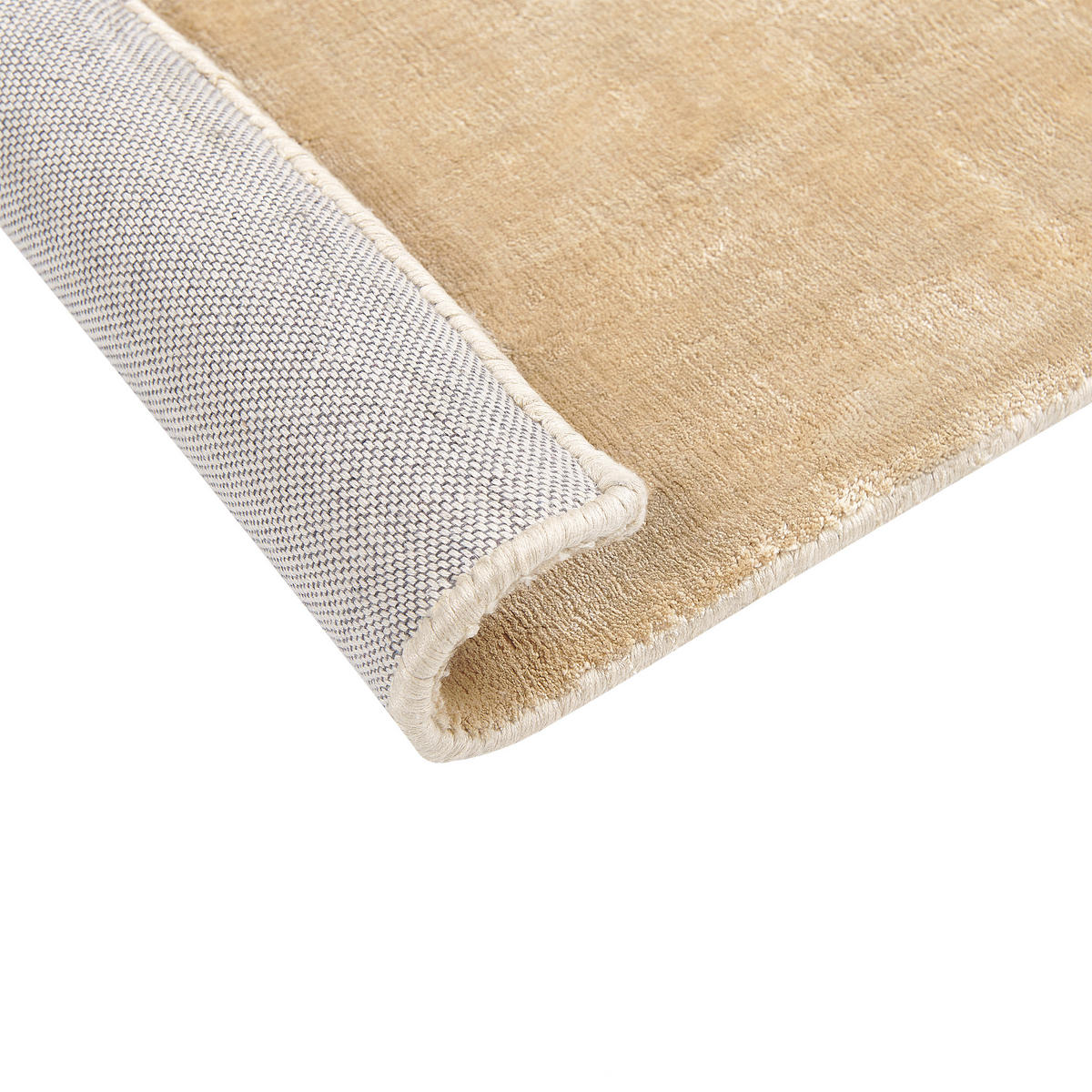 KURZFLOR-TEPPICH Gesi II 150/80 cm - Beige, Naturmaterialien (80/150cm) - Beliani