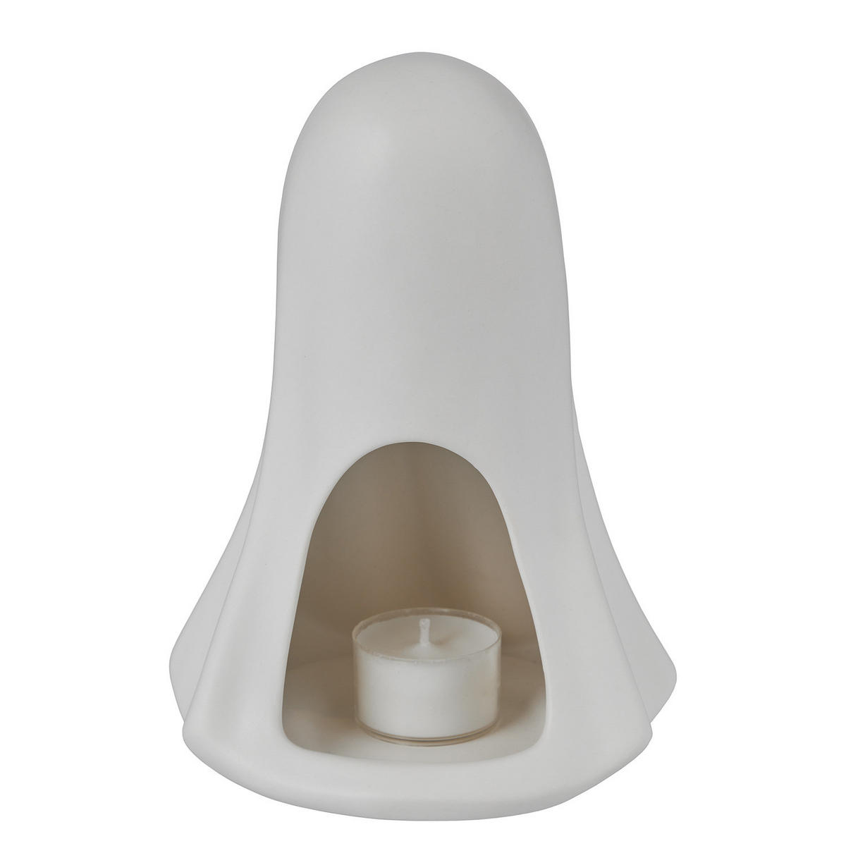 TEELICHTHALTER Sam Gespenst - Weiß, Keramik (18cm) - Butlers