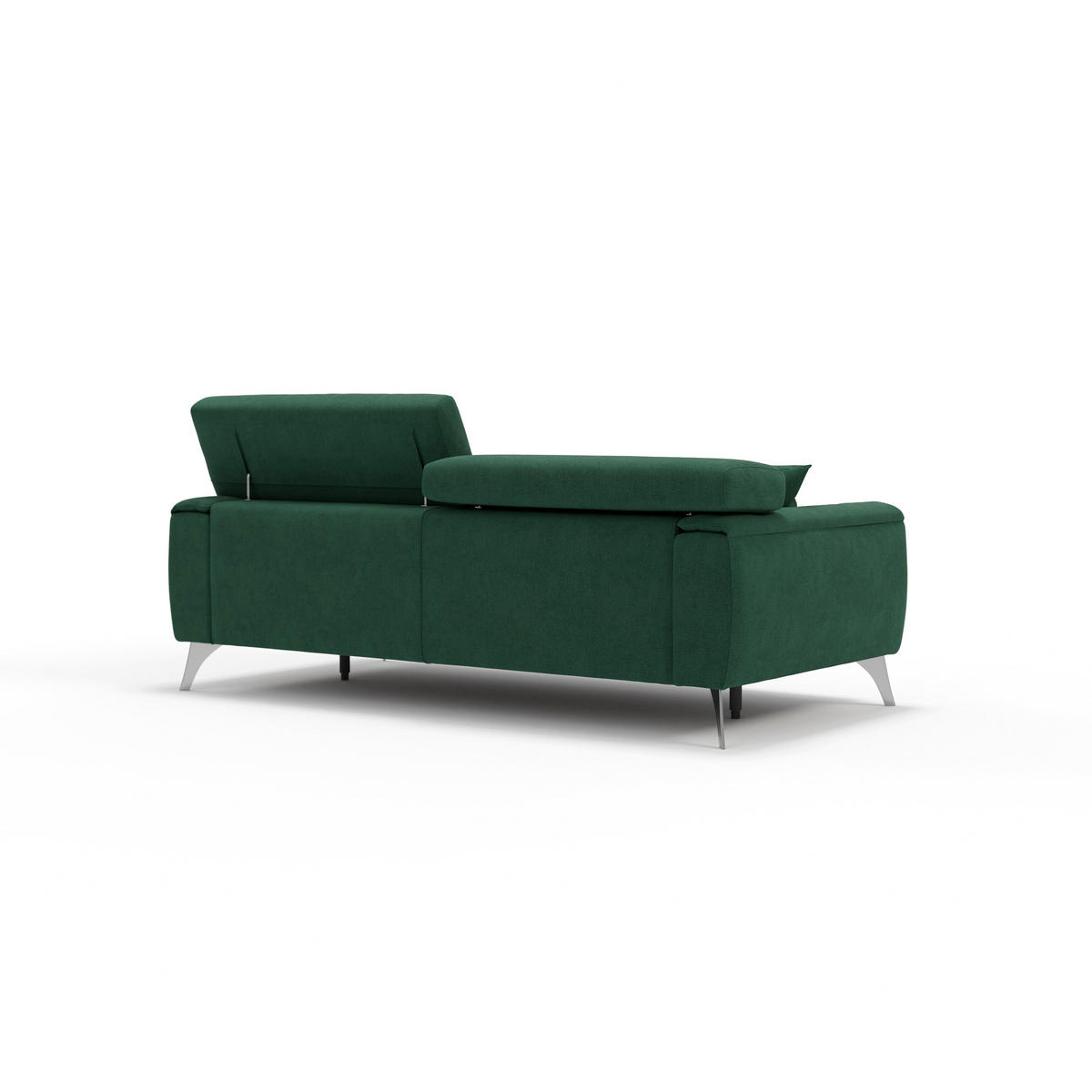 LINEARSOFA Caravaggio - Grün, Textil (199/73/102cm) - Divani.store