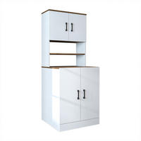 WASCHMASCHINENSCHRANK Atlantic I 70cm Breit, 180cm Hoch - Eiche Bianco, Holzwerkstoff (70/180/69cm)
