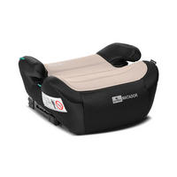 KINDERSITZERHÖHUNG Matador Isofix (125-150cm) beige Armlehne, i-Size, Maximalgewicht: 36 kg, Isofix-System, waschbar - Beige, Kunststoff (42/21/38cm) - Lorelli