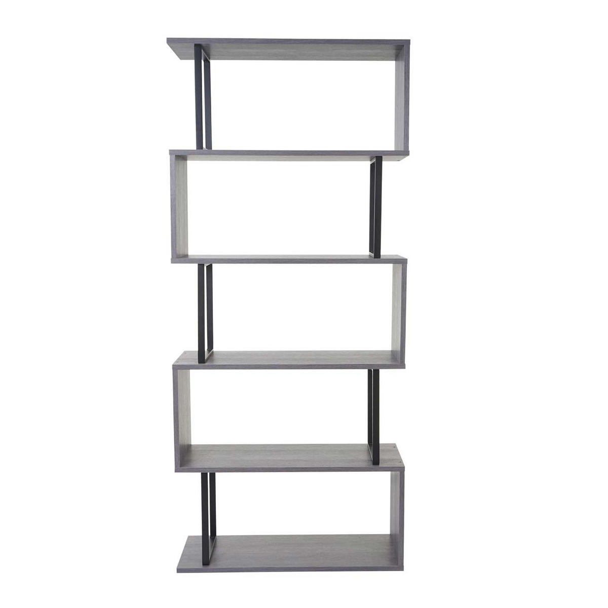 BÜCHERREGAL Grau - Grau, Holzwerkstoff (80/183/30cm) - MCW