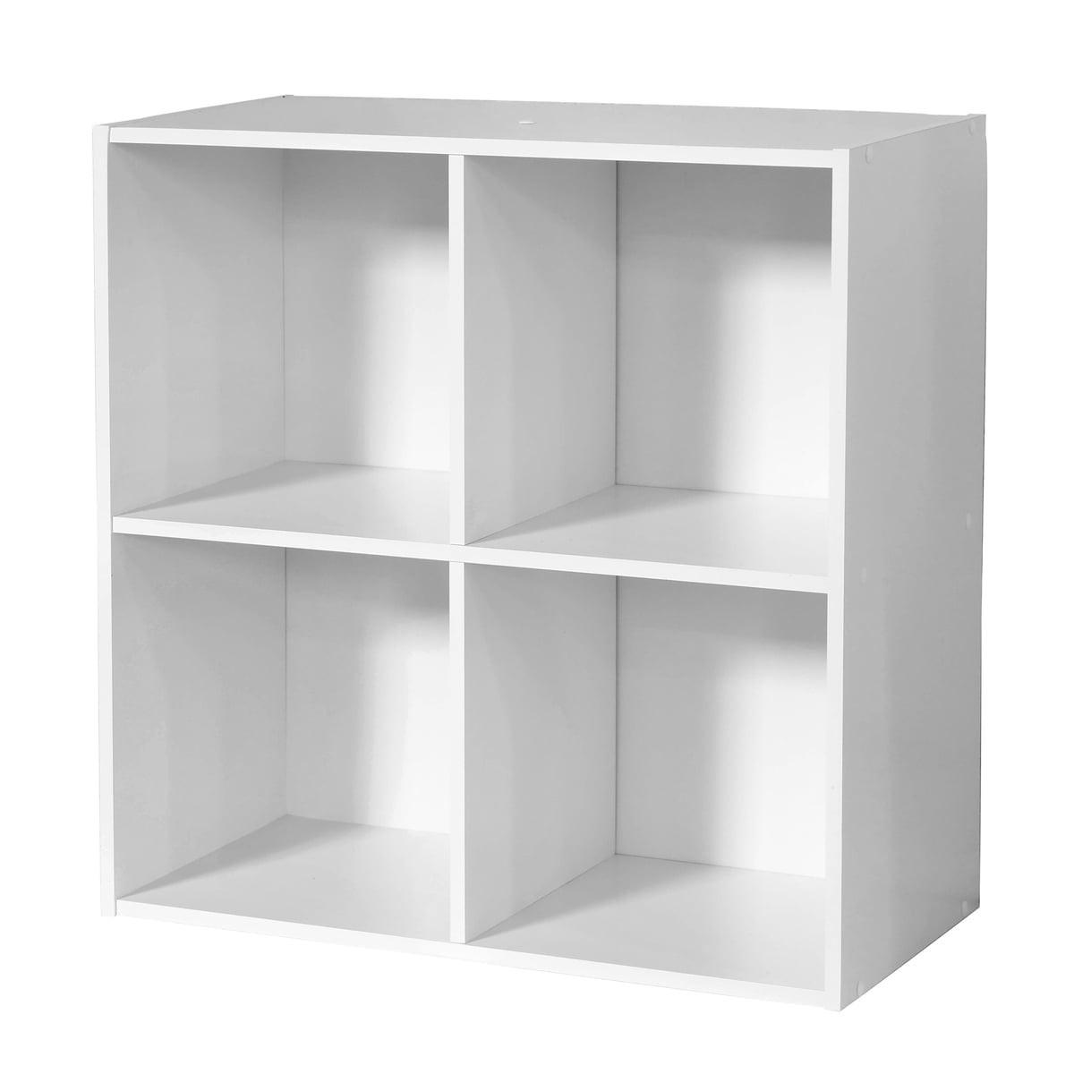 MÖBELSTÜCK 4 Fächer compo 61,5/29,5/61,5 cm - Weiß, Holzwerkstoff (61.5/61.5/29.5cm) - Calicosy