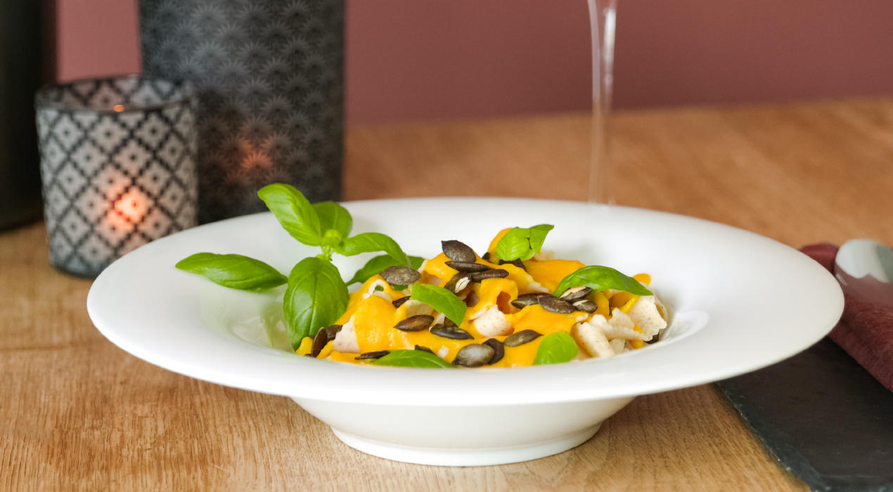 XXXLecker_Dinkelpasta-Kuerbis-Kokos-Sosse