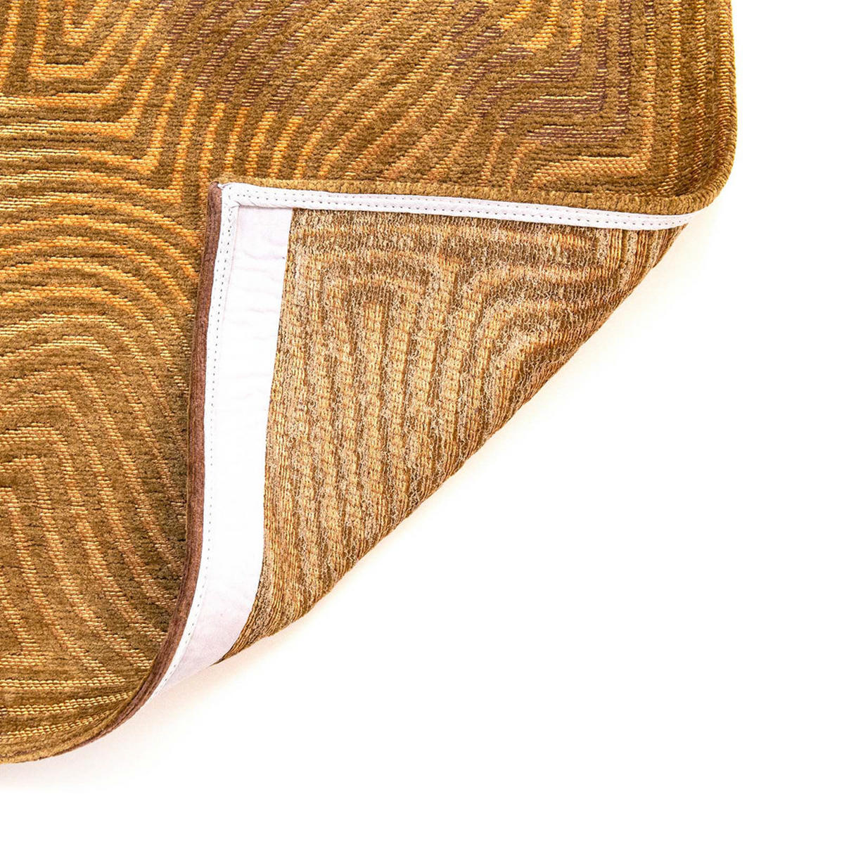 TEPPICH Jelly Gold Meditation 80/250 cm - Gelb, Textil (80/250cm) - Louis De Poortere