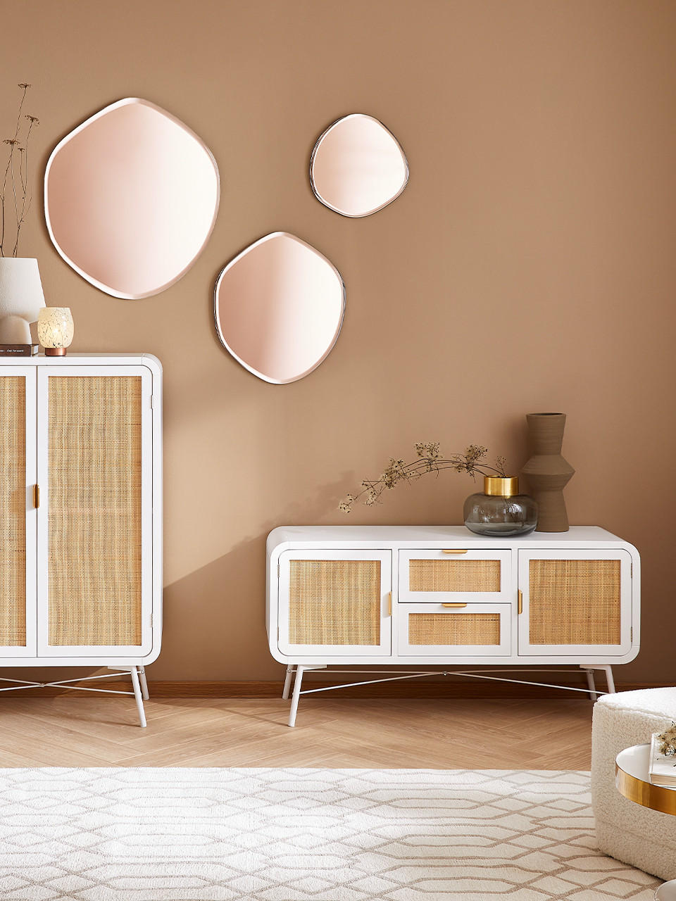 Boho Style Wohnzimmer Deko