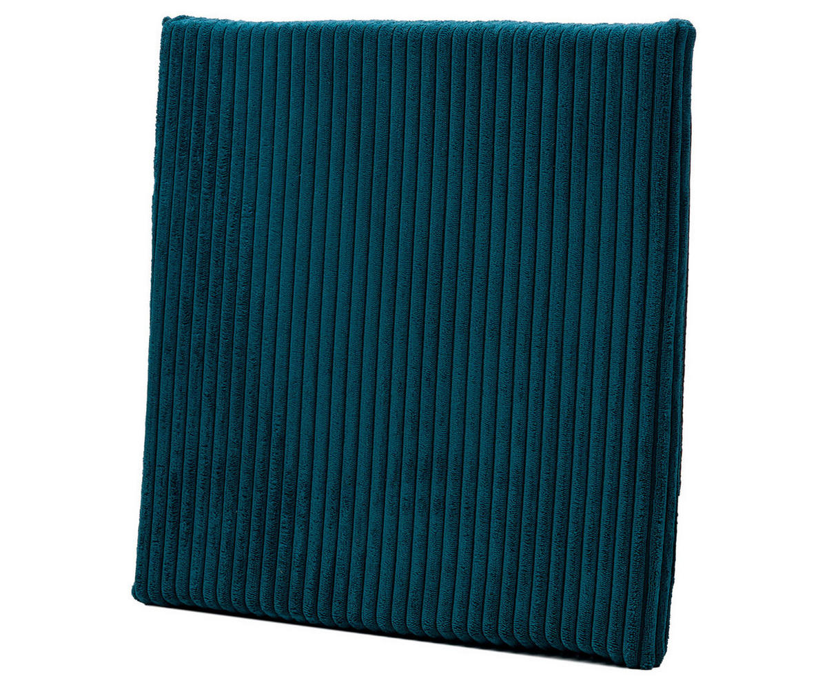 SITZKISSEN Anafi 40x40x3cm PETROL - Petrol, Textil (40/40cm) - Ambiente Trendlife by Gözze