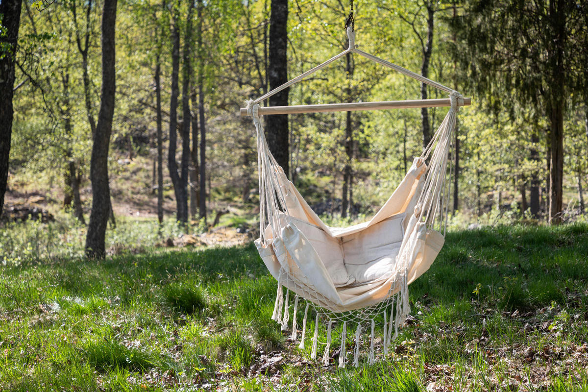 HÄNGESESSEL CULASI Beige 100x50x120 cm - Beige, Textil (100/120/50cm) - FURNLUX