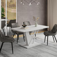 JÍDELNÍ STŮL Fenaro Bílá - bílá, kompozitní dřevo (80/120/77.4cm) - Vicco