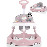 LAUFLERNWAGEN mit Spielset & Bodenmatte Rosa - Pink, Kunststoff (70/70cm) - Twinky