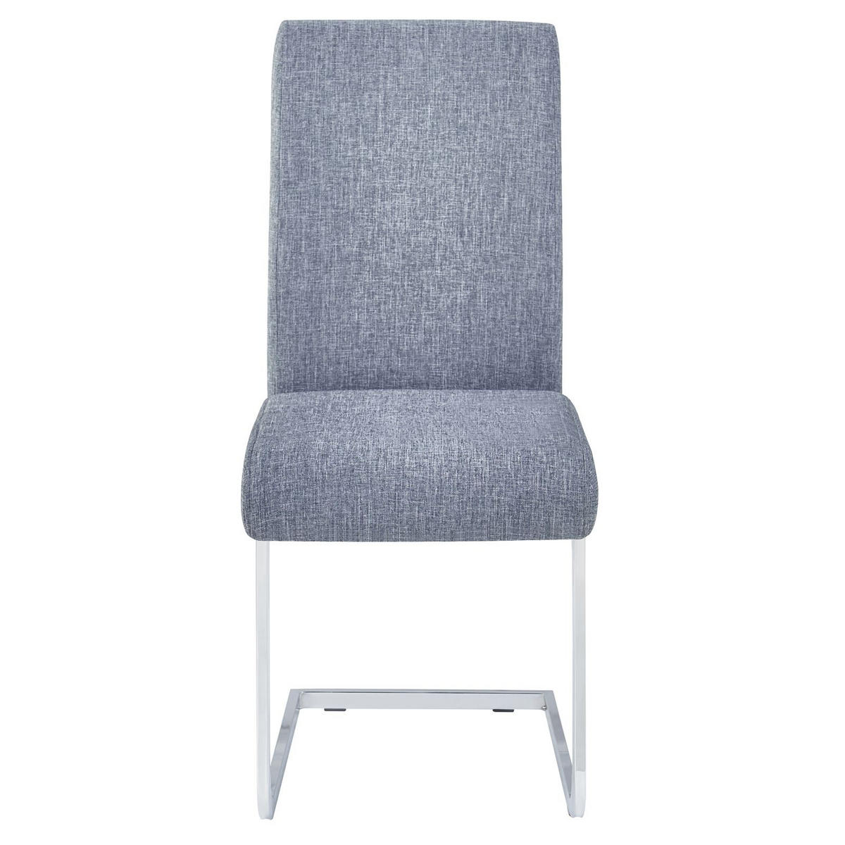 SCHWINGSTUHL LETICIA 4ER-SET - Grau, Textil (42/96/57cm) - IDIMEX