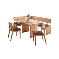 ECKBANKGRUPPE Modern Dani 3 für 7 Personen Massivholz Wildeiche/Braun - Wildeiche/Braun, Holz (167/85/192cm) - 58aufmkessel