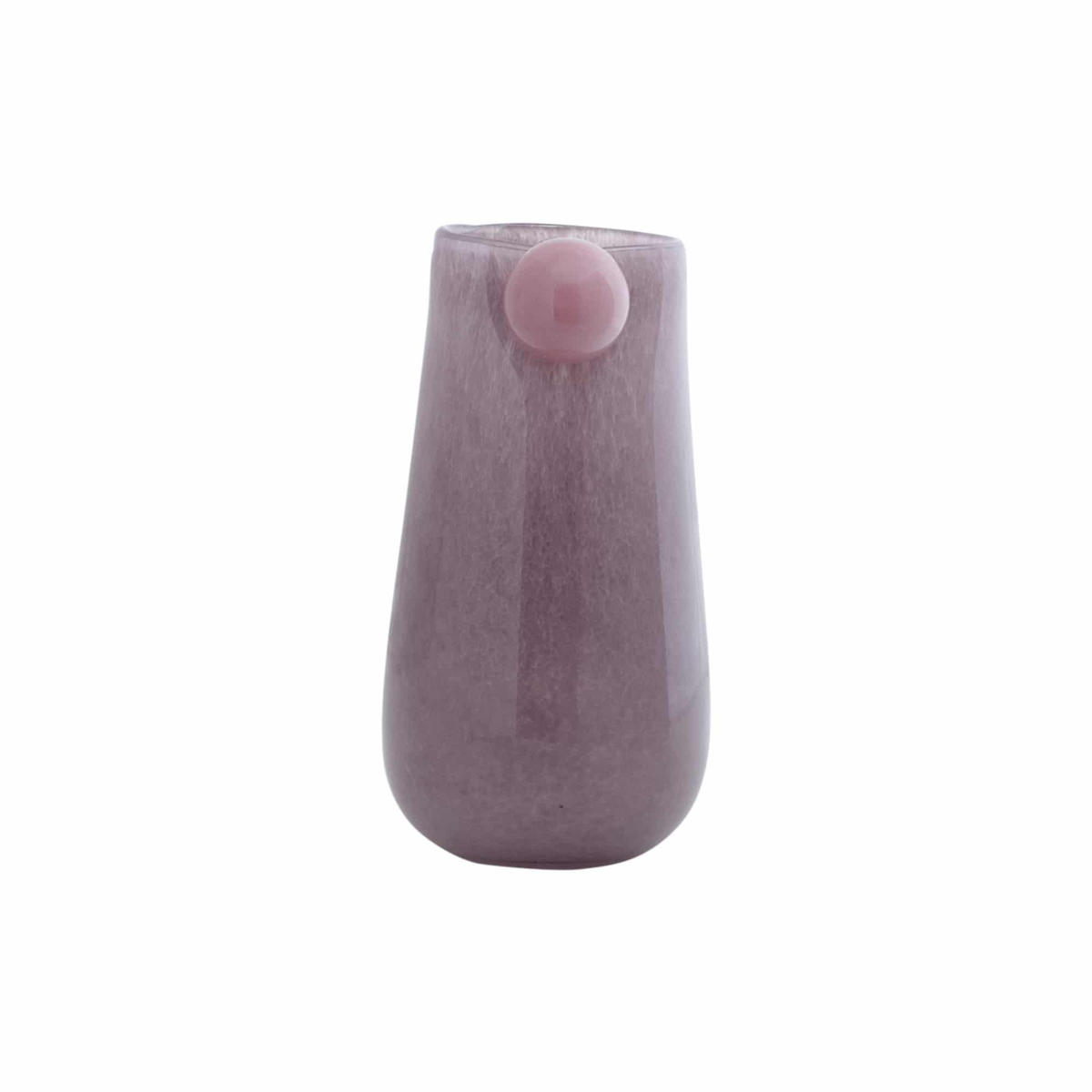 VASE Bolita Medium Lila 15/15/25 cm - Lila, Glas (15/25cm) - Present Time