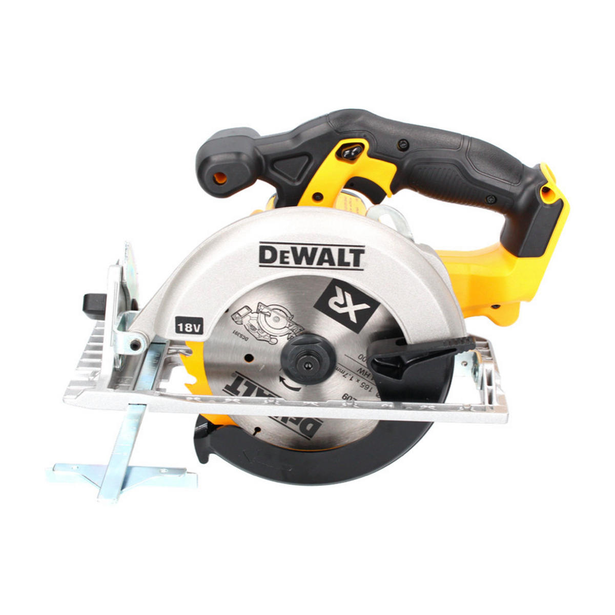 DEWALT DCS 391 N Akku Handkreissäge 18 V 165 mm + Sägeblatt - ohne Akku, ohne Ladegerät - Multicolor, Kunststoff (30/22/22cm) - DeWalt