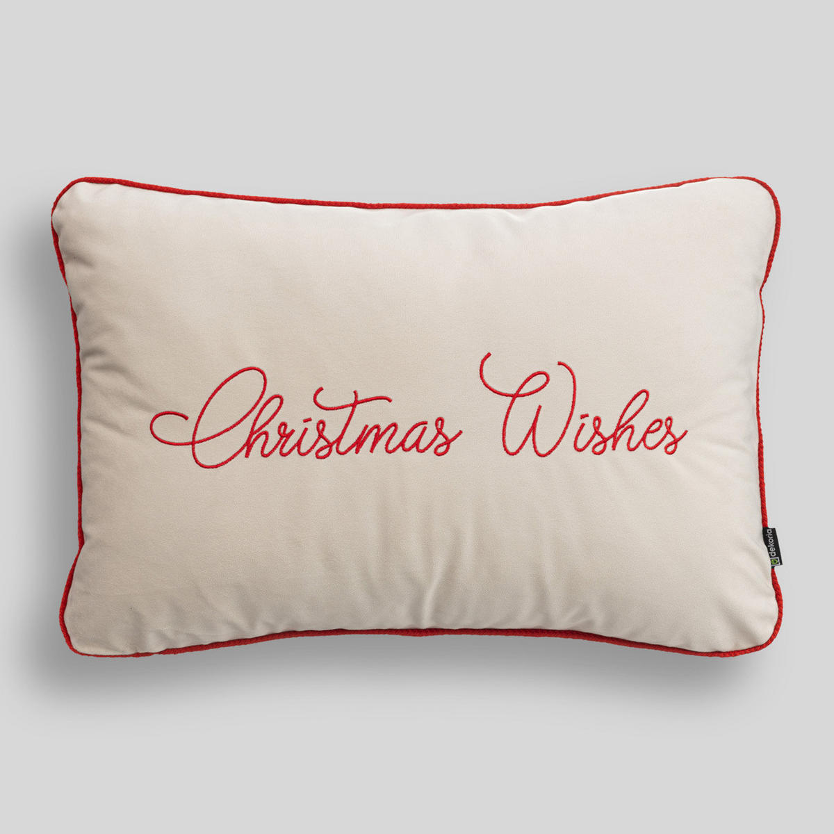 KISSENHÜLLE Christmas Joy 60x40 cm - Rot, Textil (60/1cm) - Dekoria