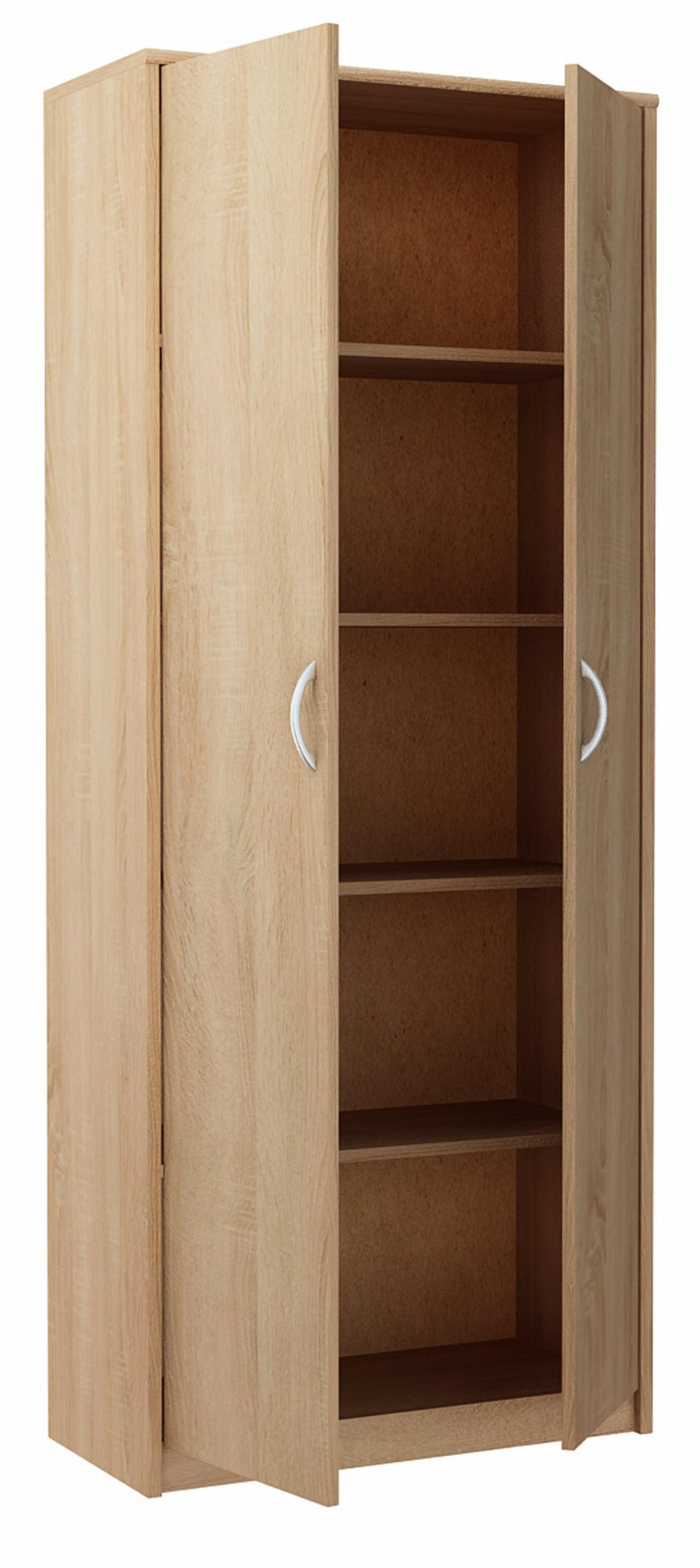 BÜCHERREGAL R5 Sonoma Eiche 74/35/180 cm 2 Türen - Sonoma Eiche, Holzwerkstoff (74/180/35cm) - Matkam Möbel