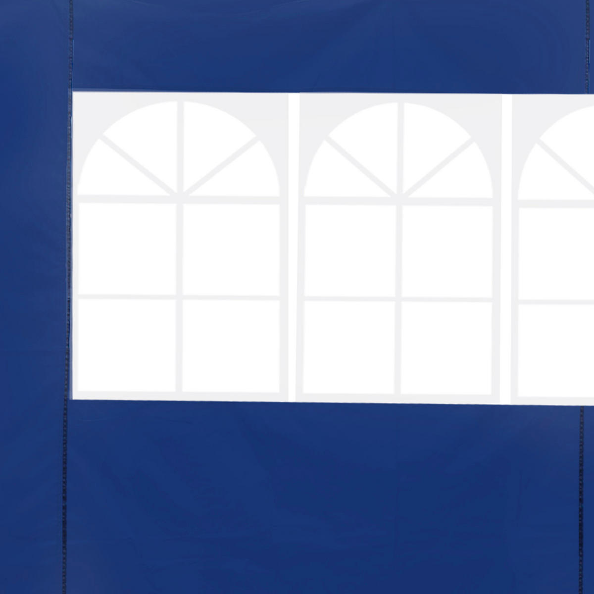 PAVILLON-SEITENTEIL Blau 1 Stück - Blau, Naturmaterialien (300/200cm) - GiPP