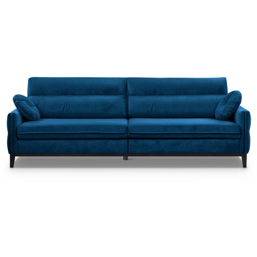 Thumbnail - Beautysofa Sofa, Dunkelblau, Textil, 3-Sitzer, 268x95x94 cm, Wohnzimmer, Sofas & Couches, Sofas, 3-Sitzer Sofas