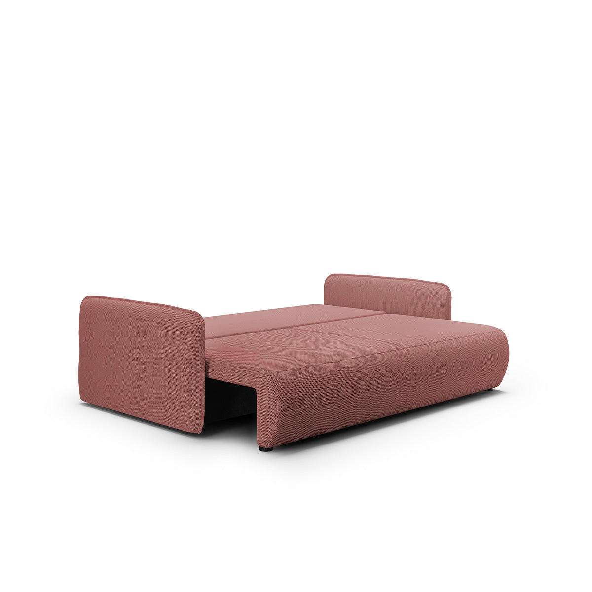 POHOVKA Claudio 3MÍSTNÁ Růžová - růžová, dřevo (216/86/105cm) - Petits-meubles