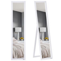 STANDSPIEGEL 2er-Set Weiß 37.0/37.0/154.0 cm - Weiß, Holzwerkstoff (37/154/37cm)