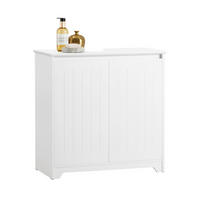 WASCHBECKENUNTERSCHRANK Weiß - Weiß, Holzwerkstoff (60/60/30cm) - SoBuy