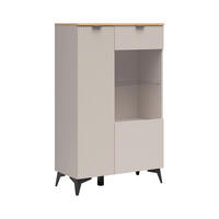 GESCHIRRSCHRANK Vicky Kaschmir - Beige, Holzwerkstoff (85/138/41cm) - Petits-meubles