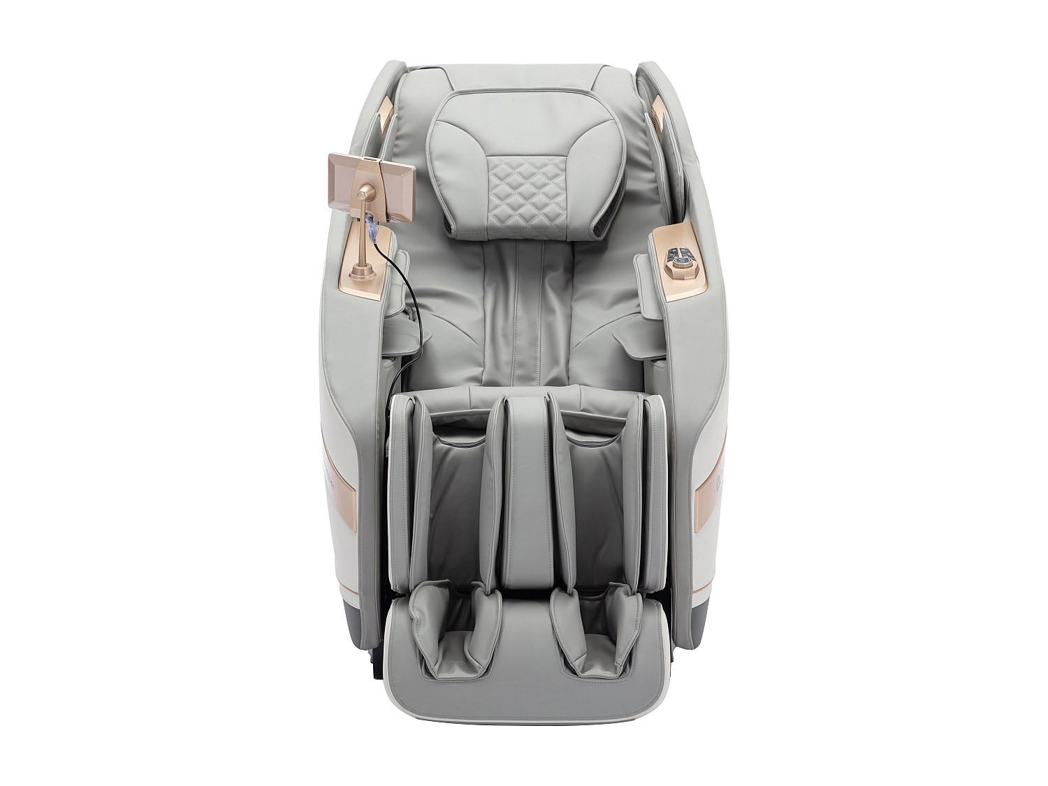 MASSAGESESSEL - 1 Person - Kunstleder - Grau - - Grau, Leder (115/155/75cm) - Vente-Unique