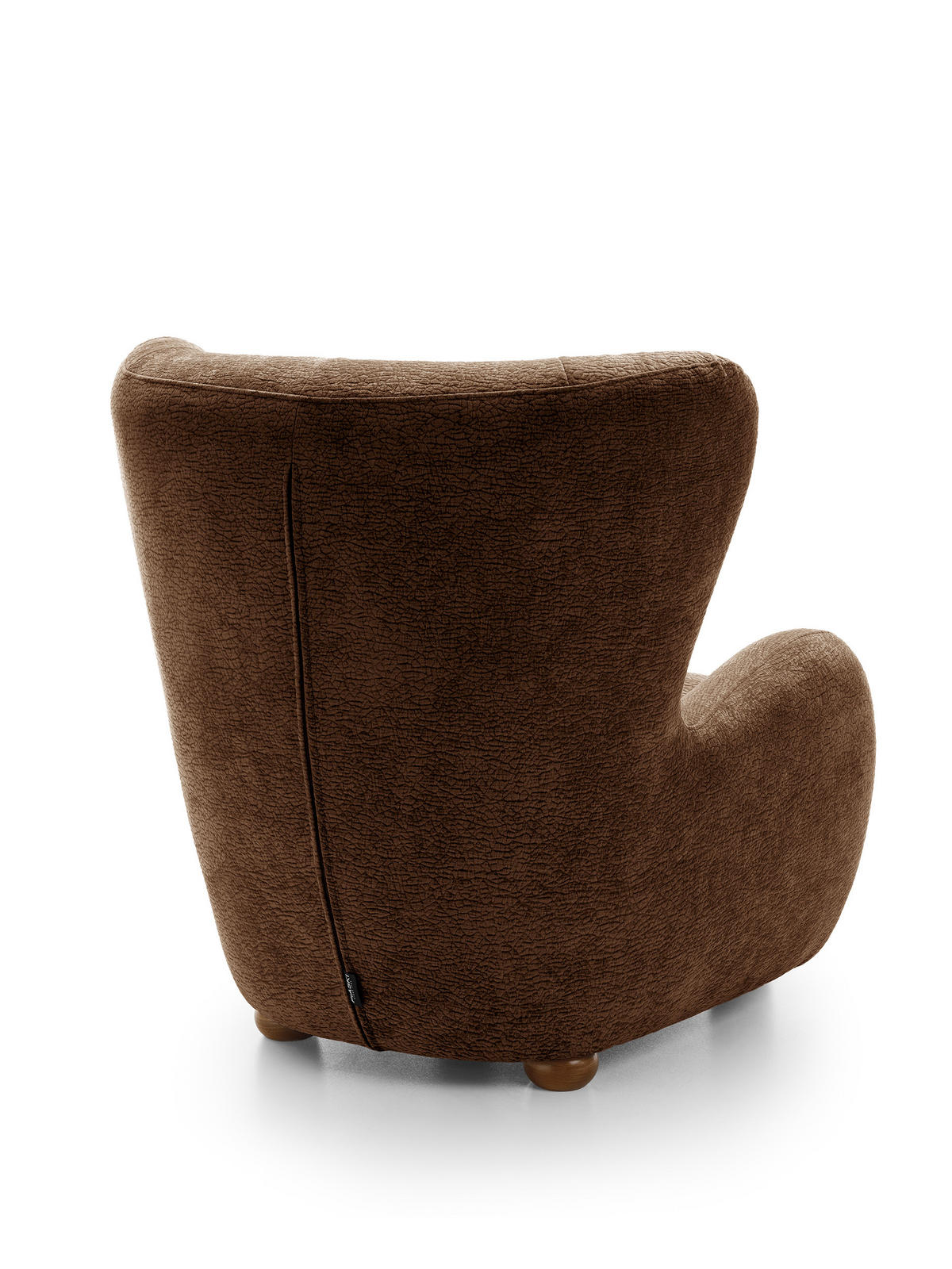 SESSEL MIST, Polstersessel Klassisch Loungesessel, Chenille-Stoff Braun - Braun, Holz/Holzwerkstoff (88/91/100cm) - MASSENO