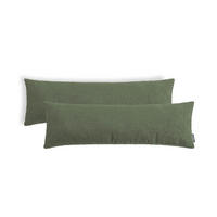 SOFAKISSEN Line 2er-Set - Grün, Textil (25/87cm) - Mokebo