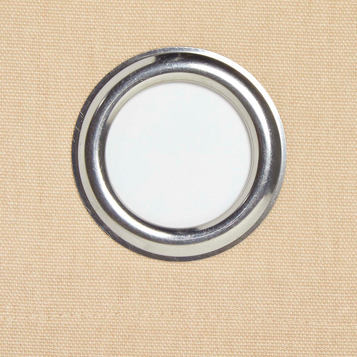 ÖSENVORHANG Sterne blickdicht 2er-Set, 137/182 cm - Beige, Textil (137/182cm) - Homescapes