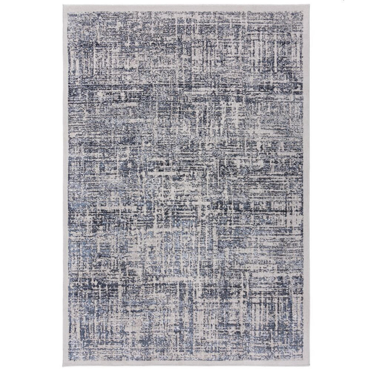 TEPPICH Abstrakt-Design, mit Glanzeffekt LYDE, Blau 120x170 cm - Blau, Textil (120/170cm) - KADIMA DESIGN