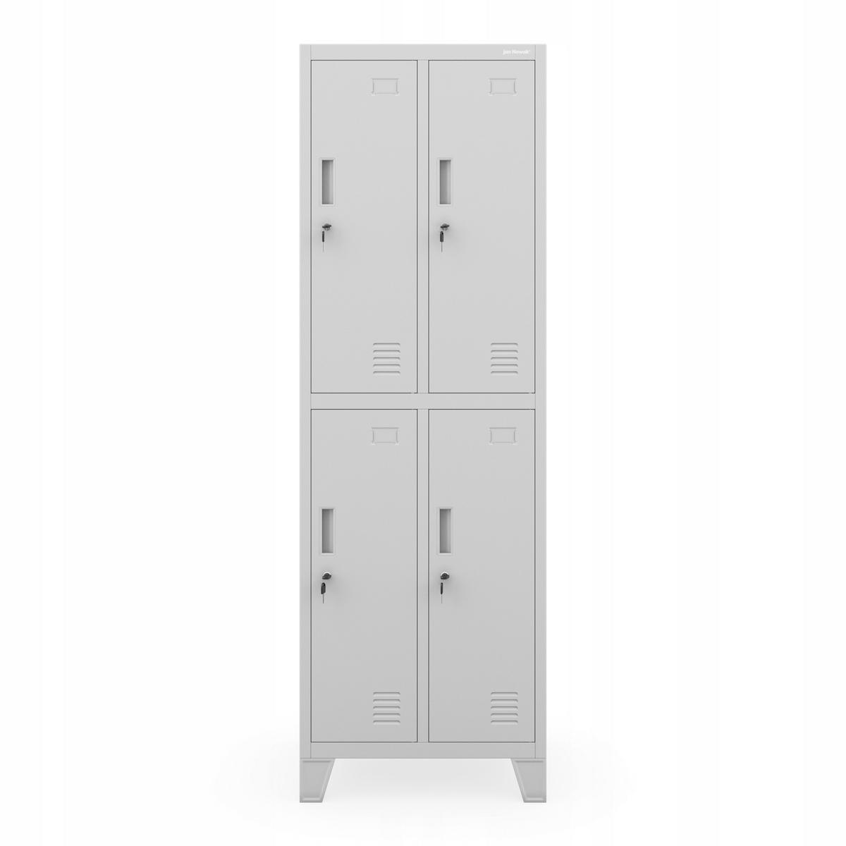 ARBEITSSCHUTZSCHRANK BARTEK 2 Plus - Grau, Metall (56/172/45cm) - Jan Nowak