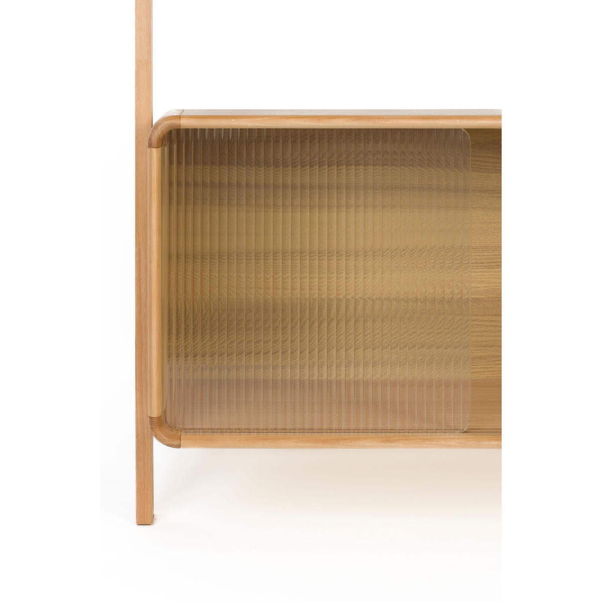 STANDREGAL Rise Natur - Beige, Holz (90/180/35cm) - Zuiver