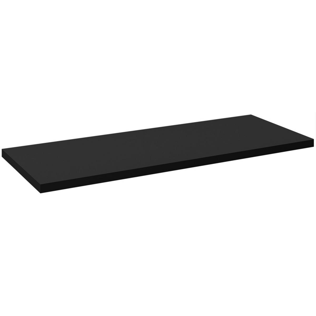WASCHBECKENSCHRANK Newport-56 - Schwarz, Holzwerkstoff (100/60/40cm) - Lomado