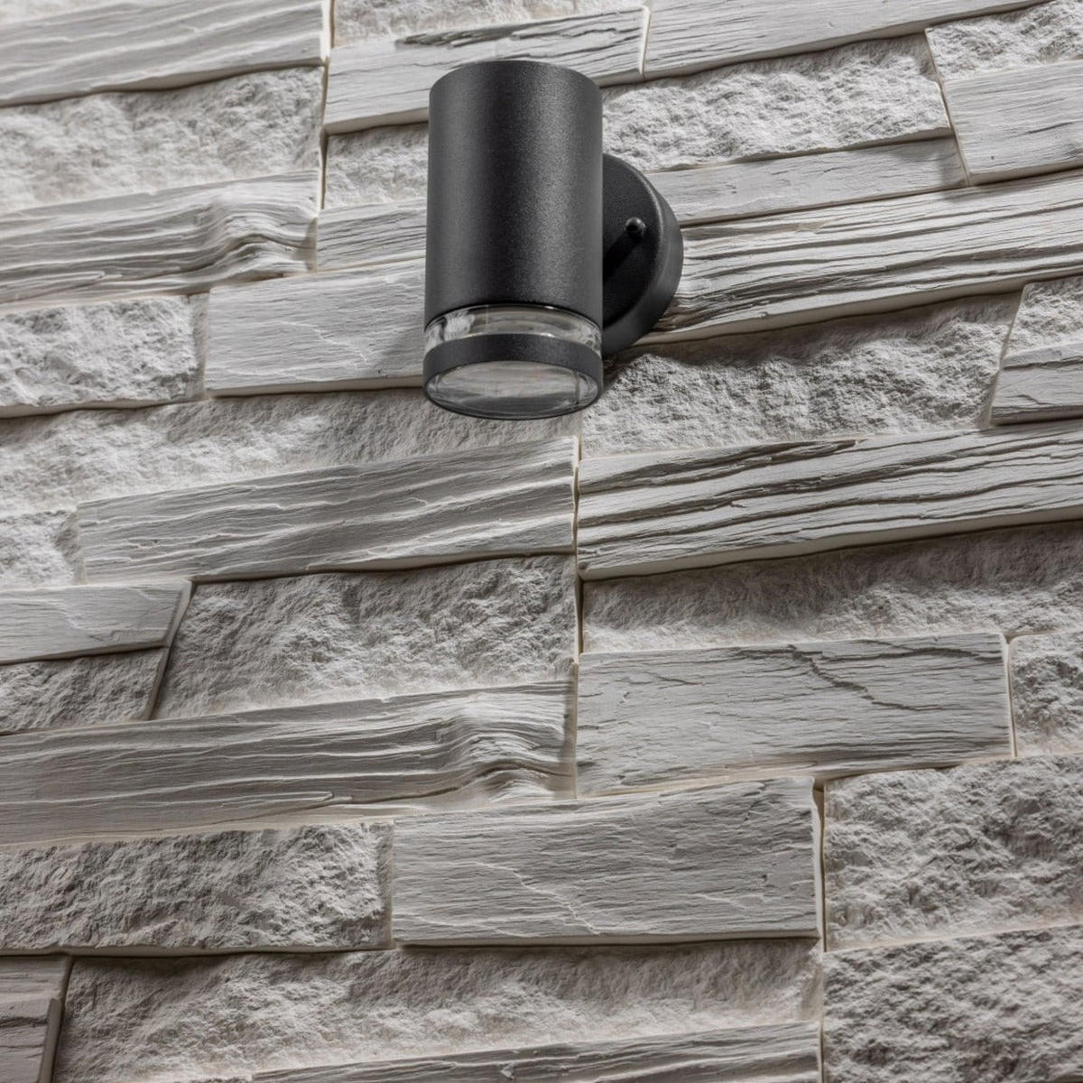 AUSSENWANDLEUCHTEE Dunkelgrau GU10 - Dunkelgrau, Metall (7.6/11.2/10.5cm) - CGC Europe