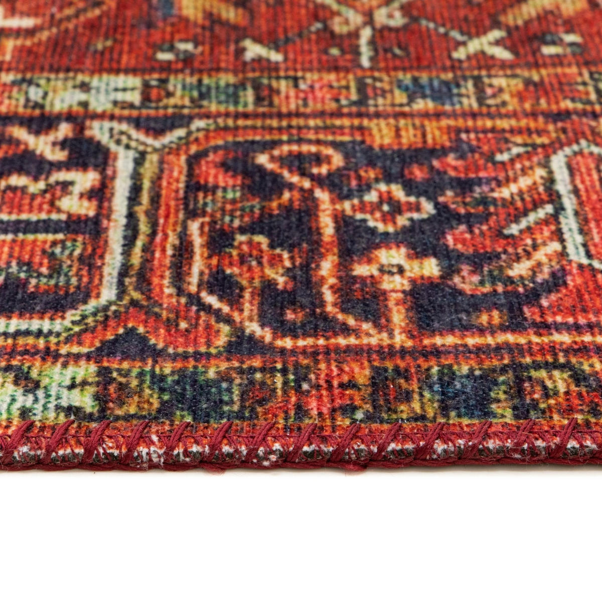 TEPPICH Design englische Kettelung rot - Rot, Textil (200/290cm) - AFK Living