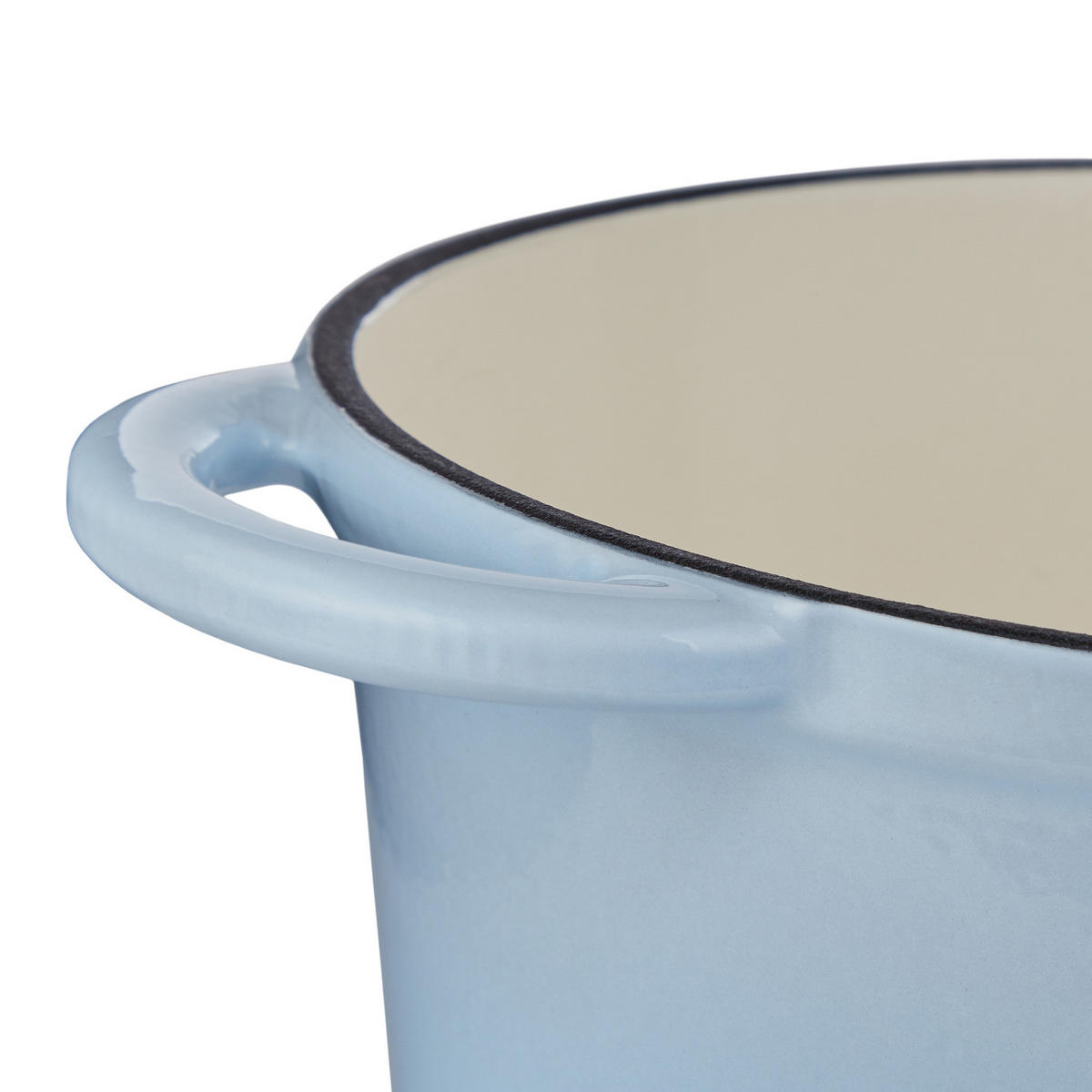 GUSSEISENTOPF Hot Iron oval 4,15 L - Blau, Metall (37/23/11cm) - Butlers