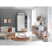 BABYZIMMER Set Lovis 3-teilig - Eichefarben/Hellgrau, Holz/Holzwerkstoff (1/1/1cm) - arthur berndt
