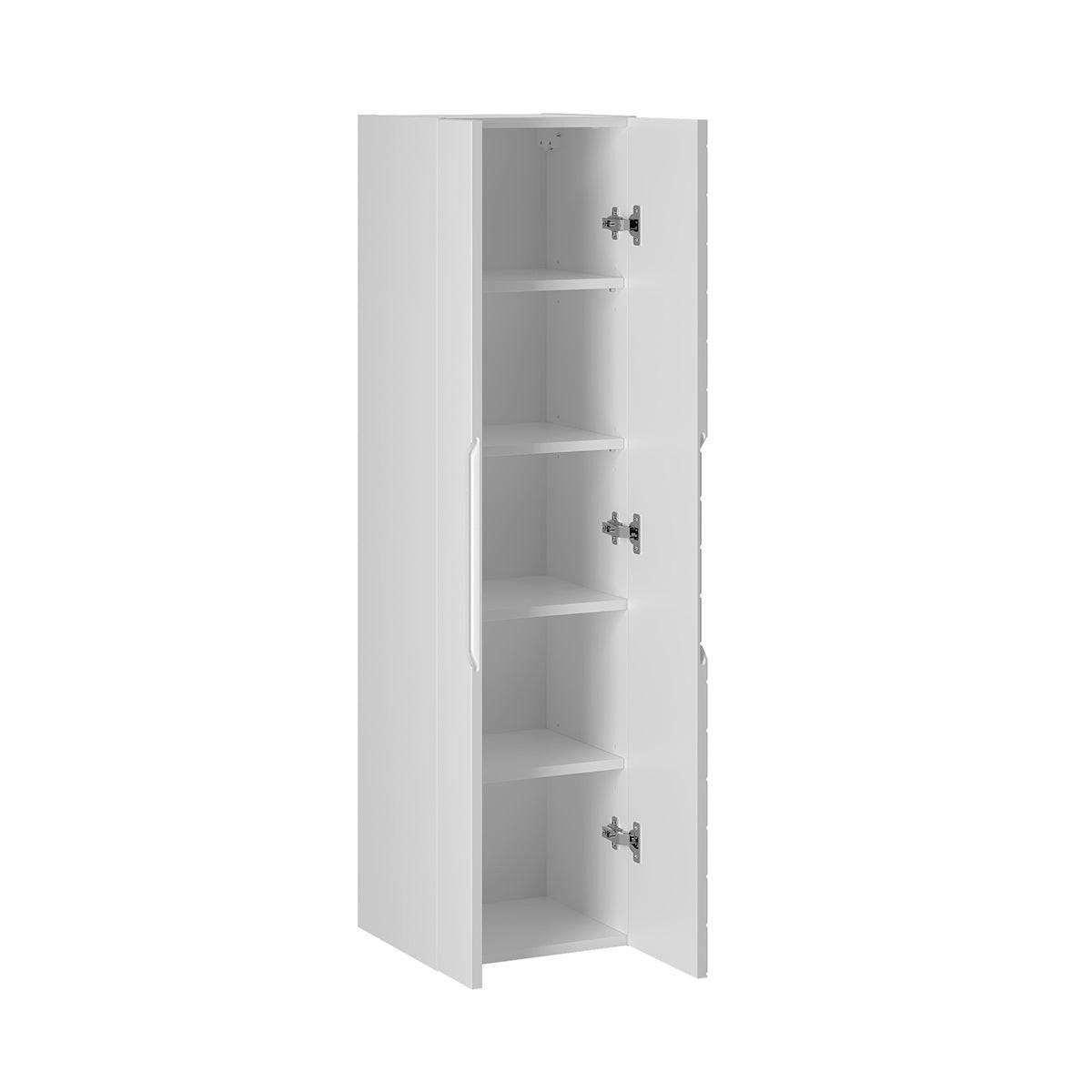 BADMÖBEL 80.6cm Daria 2er-Set Weiß - Weiß, Holzwerkstoff (80.6/84.2/46.5cm) - Petits-meubles