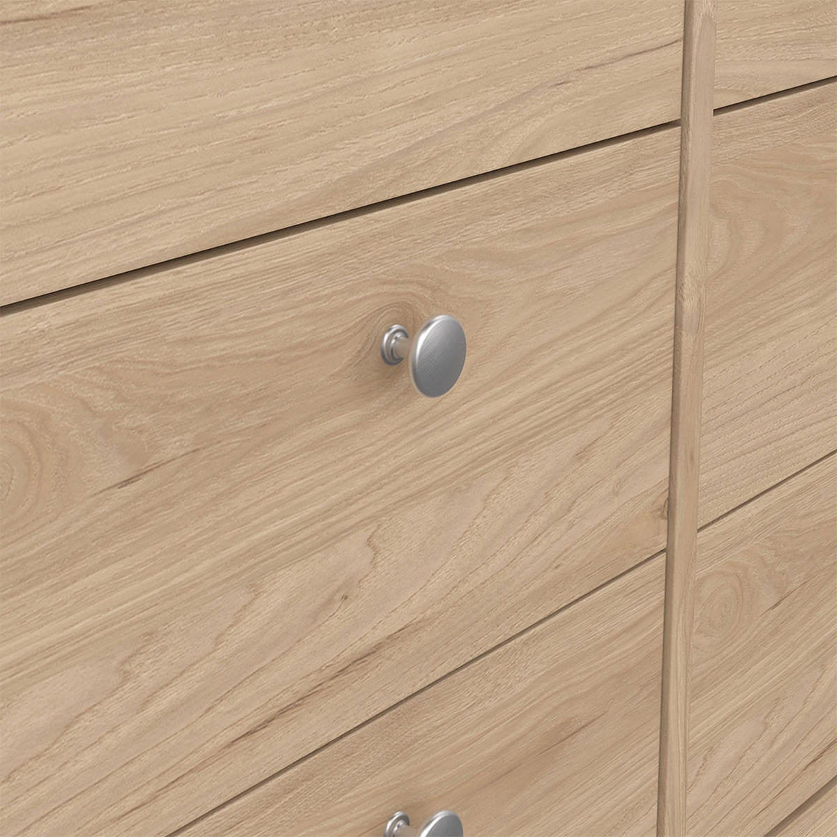 KOMMODE, Madrid, Eiche, Holzwerkstoff, 160 x 39 x 80 cm - Eichefarben, Holzwerkstoff (160/80/39cm) - ebuy24