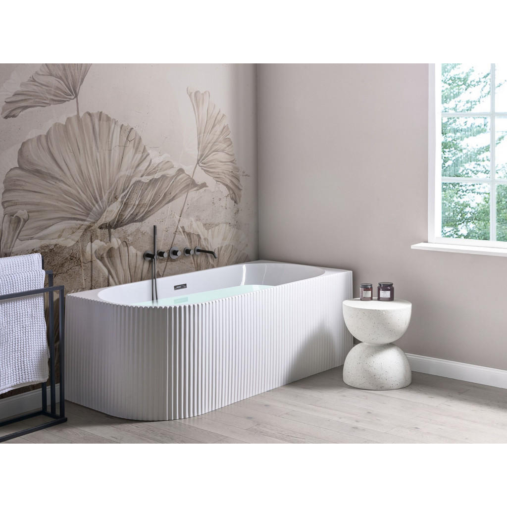 Thumbnail - Beliani Eckbadewanne, Weiß, Kunststoff, Freiform, 80x59x169 cm, Badezimmer,,Badewannen